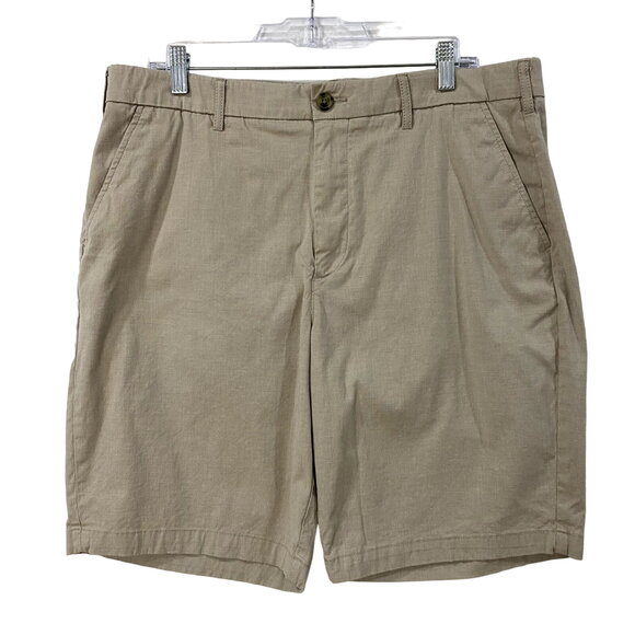 Marc Anthony Other - Marc Anthony Shorts Men’s Size 38W Brown Stretch Waist Slim Fit Summer Casual